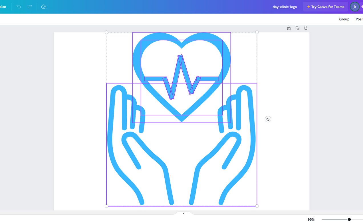 Logo creation with Canva